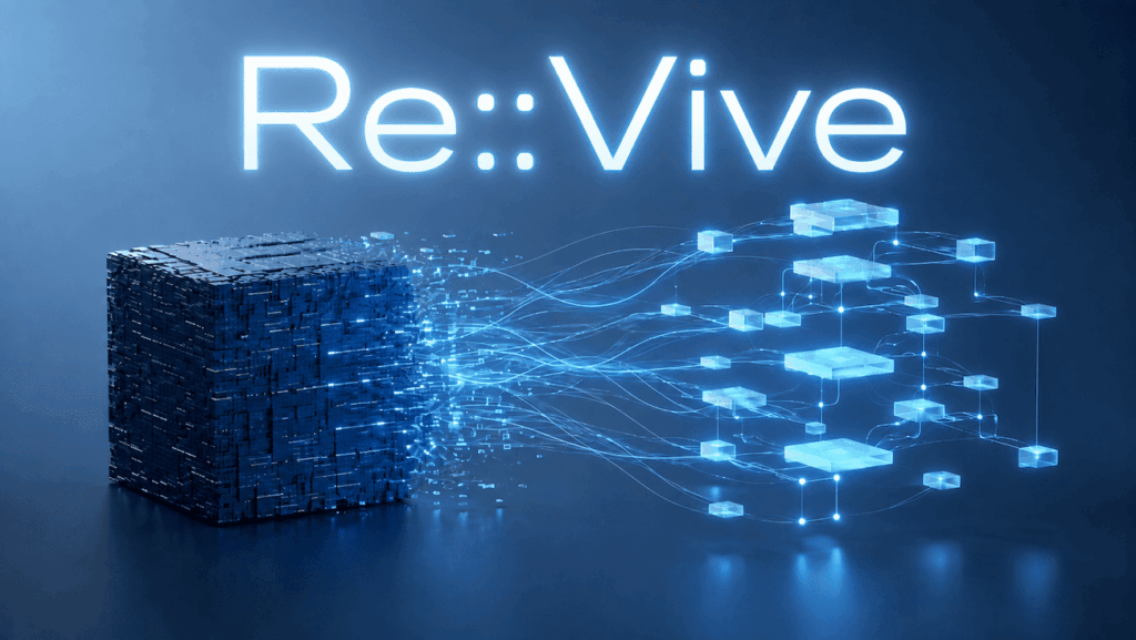 Re::Vive 「誰も読めないコード」を、「誰もが理解できる資産」へ。