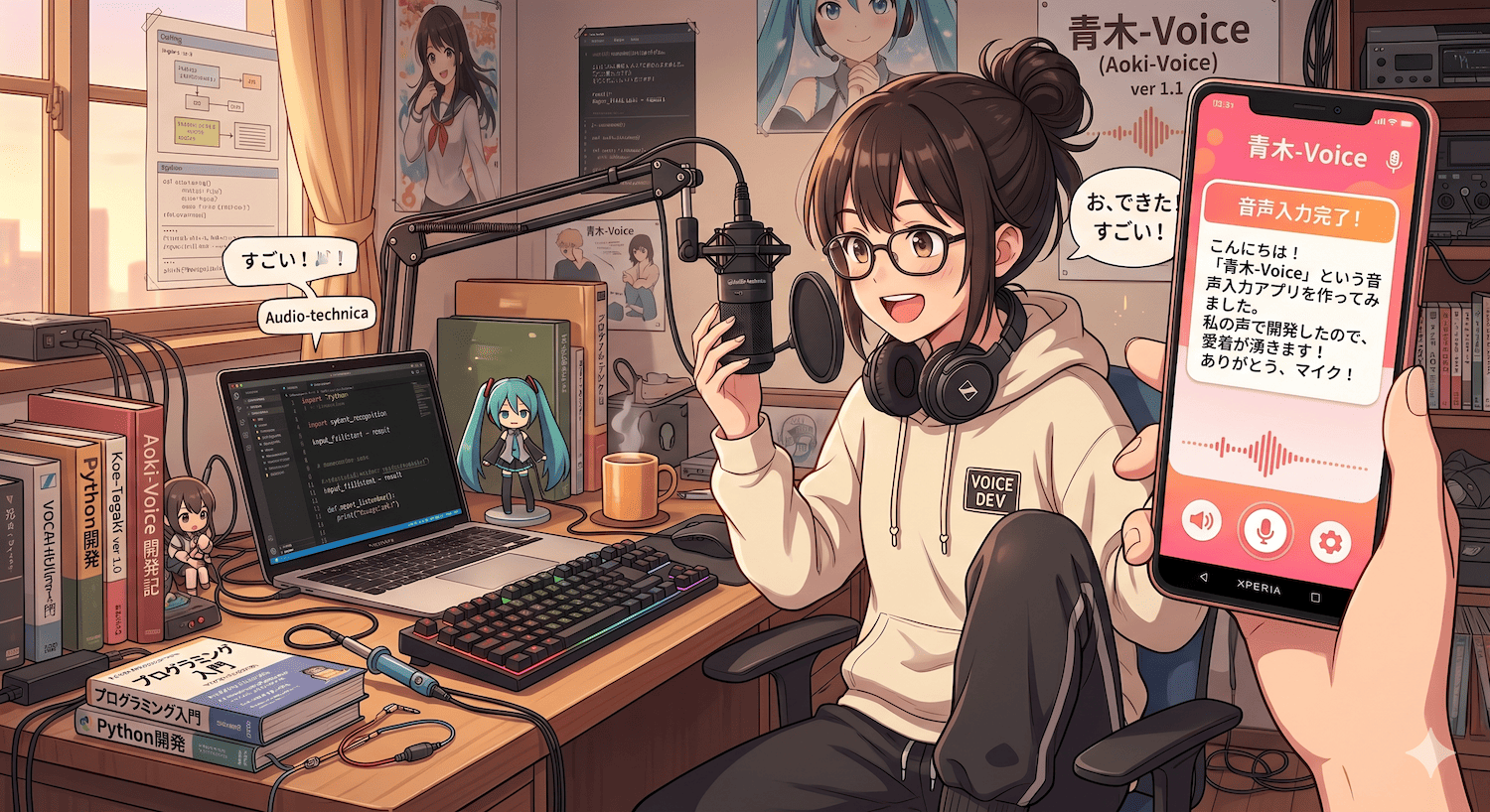 音声入力ソフトを自作しました -AokiVoice- | テイルウインド株式会社
